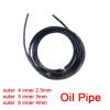 Cosyhat Hydraulic Oil Pipe 1m/2.5Meters Suitable for 1/12 1/14 RC Excavator Vehicle Accessories Hydraulic Oil Valve Controller Pipe(OD4mmX ID2.5mmX5M) view 2