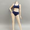 1/6 Scale Female Clothes Action Figure Clothes Casual Sports Vest and Shorts Fashion 1:6 Bathing Suit 12 inch Doll Clothing, Blue view 4