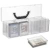 14-Piece Trading Card Case Set with 1 Large and 13 Small Card Boxes, Convenient and Organizer for Sports Cards, Game Cards, and More view 1