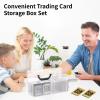 14-Piece Trading Card Case Set with 1 Large and 13 Small Card Boxes, Convenient and Organizer for Sports Cards, Game Cards, and More view 2