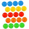 BRIGHTFUFU 20Pcs Plastic Lottery Balls for Entertainment and Party Use Decorative Sphere Balls in Yellow Red Green Blue and Orange Suitable for Fundraisers Company Events and Classroom Games view 1