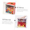 BRIGHTFUFU 20Pcs Plastic Lottery Balls for Entertainment and Party Use Decorative Sphere Balls in Yellow Red Green Blue and Orange Suitable for Fundraisers Company Events and Classroom Games view 2