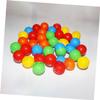 BRIGHTFUFU 20Pcs Plastic Lottery Balls for Entertainment and Party Use Decorative Sphere Balls in Yellow Red Green Blue and Orange Suitable for Fundraisers Company Events and Classroom Games view 3