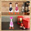 3 Set 7inch Desk Goose Outfits Mini Cowboy Hat with Scarf Sunglasses  Western Cowboy Small Desk Goose Outfits Cowboy Hat Accessory Mini Porch Goose Headwear  Funny Magnetic Goose Decor Accessories view 4