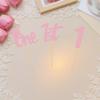 1st Birthday Cupcake Toppers Pink Glitter One Cupcake Decor First Birthday Cupcake Decoration for Baby Shower Boys Girls Party Supplies view 3