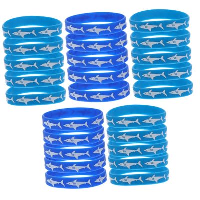 CHICAMPERA 25pcs Silicone Wristbands Accessories for Boys and Girls and Teens for Festivals Birthdays and Carnivals Random Colors