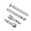 BOQEXSS RC Car Drive Shafts for Axial for Scx24 for AXI90081 for Deadbolt C10 for Wrangler for Gladiator for Bronco 1/24 Front Rear CVD Shaft Drive Dog Bone RC Crawler Car Parts(Set) view 3