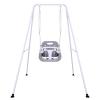 3-in-1 Toddler Swing Set, Metal A-Frame Hammock Chair Stand, Foldable Baby Swing Frame,Indoor/Outdoor Swing Stand for Toddler Baby Jumper Chair (Gray) view 1