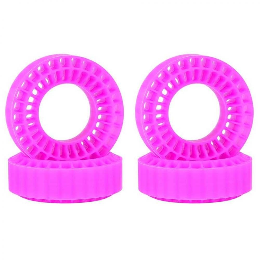 55mm Silica Gel Foam Insert Compatible with 1 Inch Tires Compatible with 1/18 1/24 RC Crawler Cars SCX24 AX24 Enduro24 Tire Upgrade Accessory(Powder-4pcs)