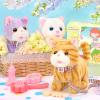 CatchCute Plush Toys Cat for Kids with Leash, Interactive Electronic Kitty That Walking,Meowing, and Tail Wagging, Stuffed Cat Christmas Birthday Gift for Boys and Girls view 3