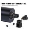 32P 5mm 13T 14T 15T 16T 17T 18T 19T 20T 21T Black Hardened Steel Metal Pinion Motor Gear for 1/10 RC Car(28T) view 3