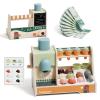 TOP BRIGHT Wooden Ice Cream Pretend Play Toys, Play Kitchen Set for Kids with Ice Cream Counter & Scoop & Menu, Montessori Toys for Boys Girls Capybara Gift Age 3+ view 2