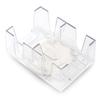 ICRPSTU Rotating Card Tray Convenient Playing Card Holder Clear Organizer (Put 6 Poker) view 1