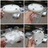 ICRPSTU Rotating Card Tray Convenient Playing Card Holder Clear Organizer (Put 6 Poker) view 2