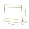 Abaodam 1pc Mini Display Rack for Dollhouse Simple Iron Clothes Hanger Miniature Stand for Doll House Practical Storage for Bjd Outfits Design view 2