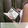 RWUTYTIUL Wedding Photo Album 2x3 60 Photos, Albums de Fotos PU Leather Cover Family Memorial Anniversary Birthday Scrap Book Picture Holds with Strong Elastic Band, Purple Rose Vase view 3