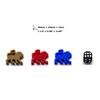 BoardGameSet 10PCS Manticore Meeple Figures | Board Game Pieces Accessories Meeples, Brown view 2