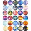 Ecoofor 30 Pack Galaxy Bouncy Balls 32 mm Space Themed Rubber Balls in 30 Styles Bulk Space Party Favors for Kids, Goodie Bag Fillers, Bag Stuffers, Space Toys for Boys and Girls view 1