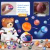 Ecoofor 30 Pack Galaxy Bouncy Balls 32 mm Space Themed Rubber Balls in 30 Styles Bulk Space Party Favors for Kids, Goodie Bag Fillers, Bag Stuffers, Space Toys for Boys and Girls view 3