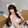 1/6 Scale Female Head Decor for 12-inches Action Figure, 1/6 Kitty Girl Figrue Cat Ears Decor for 12 inch Girl Doll Model Cat Ears Decoration Clothing Accessory (White) view 1