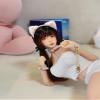 1/6 Scale Female Head Decor for 12-inches Action Figure, 1/6 Kitty Girl Figrue Cat Ears Decor for 12 inch Girl Doll Model Cat Ears Decoration Clothing Accessory (White) view 3