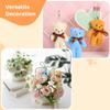 20-Pack Mini Bear Plush Toys, 4 Colors, Thank You Cards & Organza Gift Bags For Baby Showers And Parties view 2