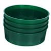 FONDOTIN 4pcs Plastic Soil Sieve Set for Garden Multi-Use Sifting Pan for Soil Rocks Gravel Easy to Use Mesh Sifter for Gardening and Planting view 1