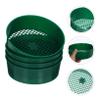 FONDOTIN 4pcs Plastic Soil Sieve Set for Garden Multi-Use Sifting Pan for Soil Rocks Gravel Easy to Use Mesh Sifter for Gardening and Planting view 3