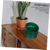 FONDOTIN 4pcs Plastic Soil Sieve Set for Garden Multi-Use Sifting Pan for Soil Rocks Gravel Easy to Use Mesh Sifter for Gardening and Planting view 4
