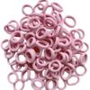 100 Pieces Elastic Baby Pink Hair Ties 2cm Hair Bands Kid Colored Ponytail Holders for Baby Girl Toddler view 1