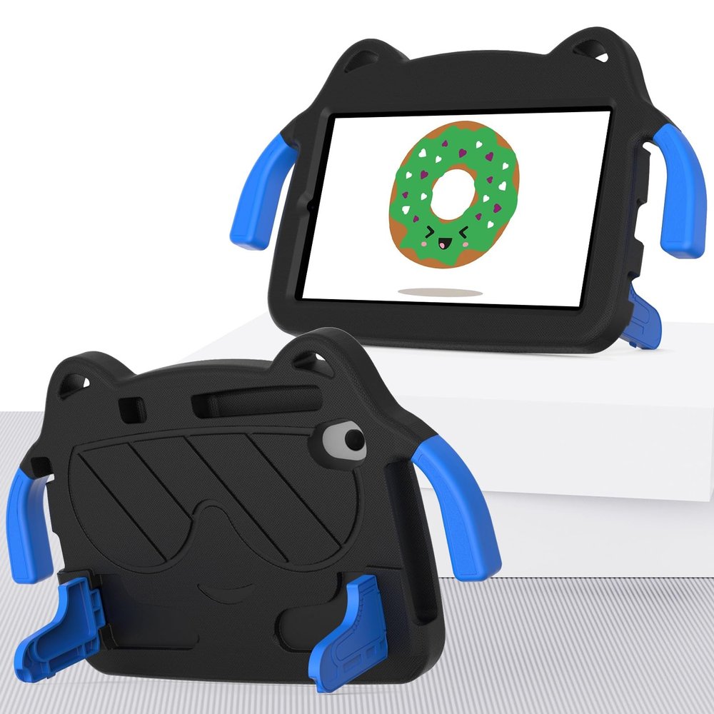 Travel on Tablet Case Compatible with Children Compatible with Huawei MediaPad M6 8.4 Inch 2020 Shockproof Case with Handle and Stand Lightweight EVA Protective Cover Tablet Protection (Black+