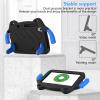 Travel on Tablet Case Compatible with Children Compatible with Huawei MediaPad M6 8.4 Inch 2020 Shockproof Case with Handle and Stand Lightweight EVA Protective Cover Tablet Protection (Black+ view 4