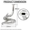 FLMLF Metal Exhaust Pipe Kit For 1/5 Rc HPI ROFUN ROVAN Km BAJA 23CC 26CC 29CC 30.5CC 32CC 36CC 38CC 45CC Engines Parts view 2