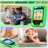UCIDCI Dinosaur Kids Smart Phone Toys for Boy Dual Camera & Music Player Toddler Selfie Phone Toys Road Trip Toys with Learning Games, Christmas, Birthday Gifts for 3 4 5 6 7 Year Old Green view 3