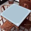 Square Solid Color Mahjong Pad, Poker/Chessboard Thick Silent Anti Slip Table Mat with Drawstring Bag(Baby Blue,80CM/31.5") view 2