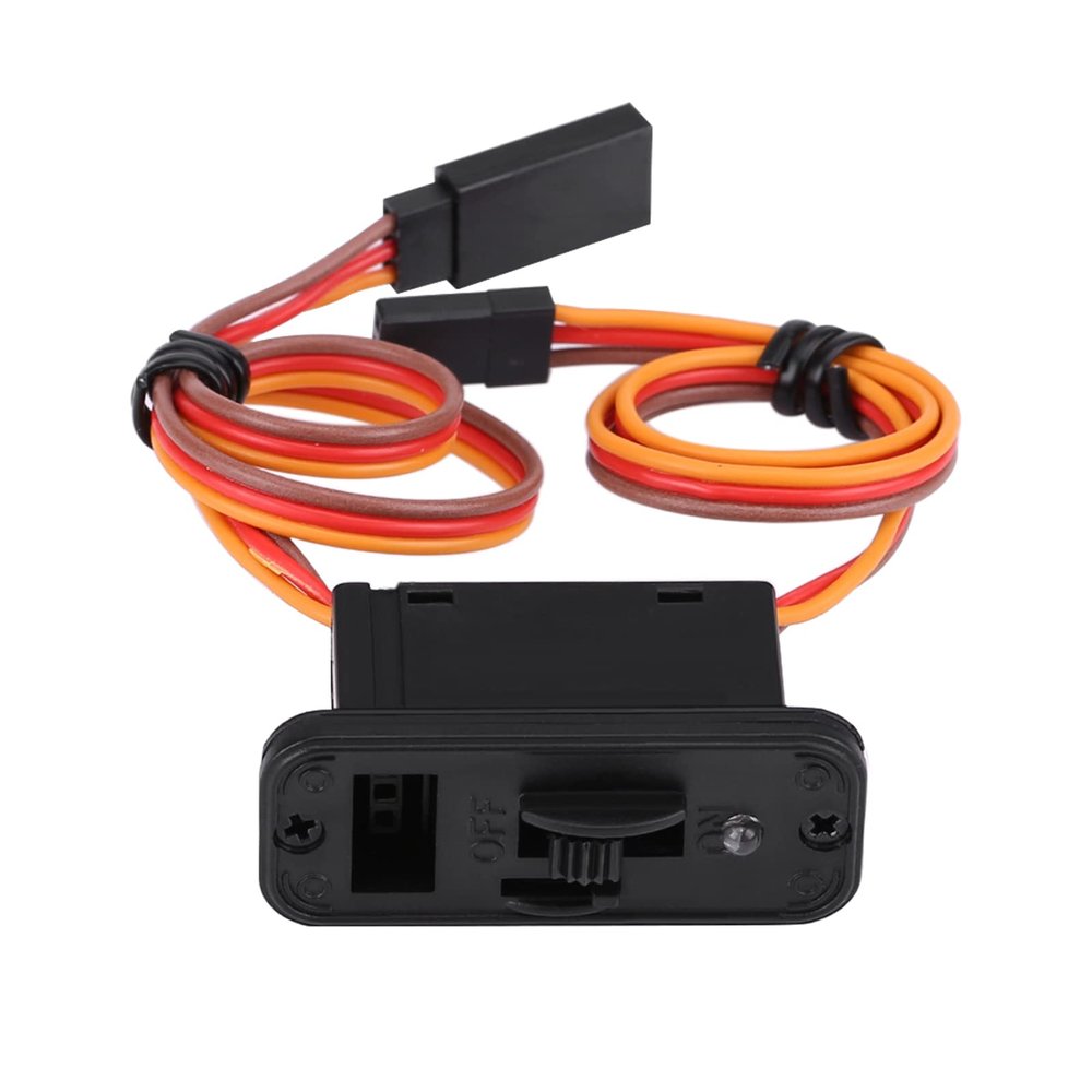 Fayelume 1PCS RC Light Kit, Heavy Duty RC Light Controller, RC LED Light Kit, Switch JR on Off Connectors Accessory for Receiver