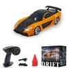 Actualia 1/43 Scale Mini RC Drift Car, 2.4G Full Proportional Electric Racing Drift Car Model with Lights, 15KM/H Speed Remote Control Vehicle Toy Gift for Hobbyists & Adult view 1