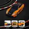Actualia 1/43 Scale Mini RC Drift Car, 2.4G Full Proportional Electric Racing Drift Car Model with Lights, 15KM/H Speed Remote Control Vehicle Toy Gift for Hobbyists & Adult view 3