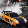 Actualia 1/43 Scale Mini RC Drift Car, 2.4G Full Proportional Electric Racing Drift Car Model with Lights, 15KM/H Speed Remote Control Vehicle Toy Gift for Hobbyists & Adult view 4