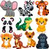 Refrigerator Magnets for Kids Zoo Animals - Fridge Magnets for Toddlers - Cute Wild Animal Magnets for Fridge - Toddler Magnets for Refrigerator - Educational Toys Rubber Magnetic Animals view 1