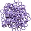 100 Pieces Elastic Baby Purple Hair Ties 2cm Hair Bands Kid Colored Ponytail Holders for Baby Girl Toddler view 1