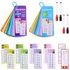 30PCS Reusable Multiplication Flash Cards&Division Flash Cards with 4 Dry Erase Pens 2 Rings,Math Flashcards for 1st to 3rd Grades,Math Games for Classroom and Home view 1