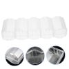Kisangel Large Capacity Poker Chip Storage Box Transparent Game Chip Holder with Compartment Design for Organizing and Carrying Poker Cards and Portable view 3