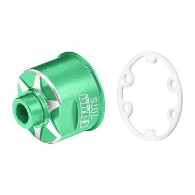 Aluminium 7075-T6 Front Or Rear Diff Case for Traxxas 1:10 E-Revo Brushless/Slash 4X4 / Ford GT 4-TEC 2.0 / RUSTLER 4X4 VXL/Stampede VXL/HOSS / 4-TEC 3.0/1:7 XO-01 Upgrades - Green