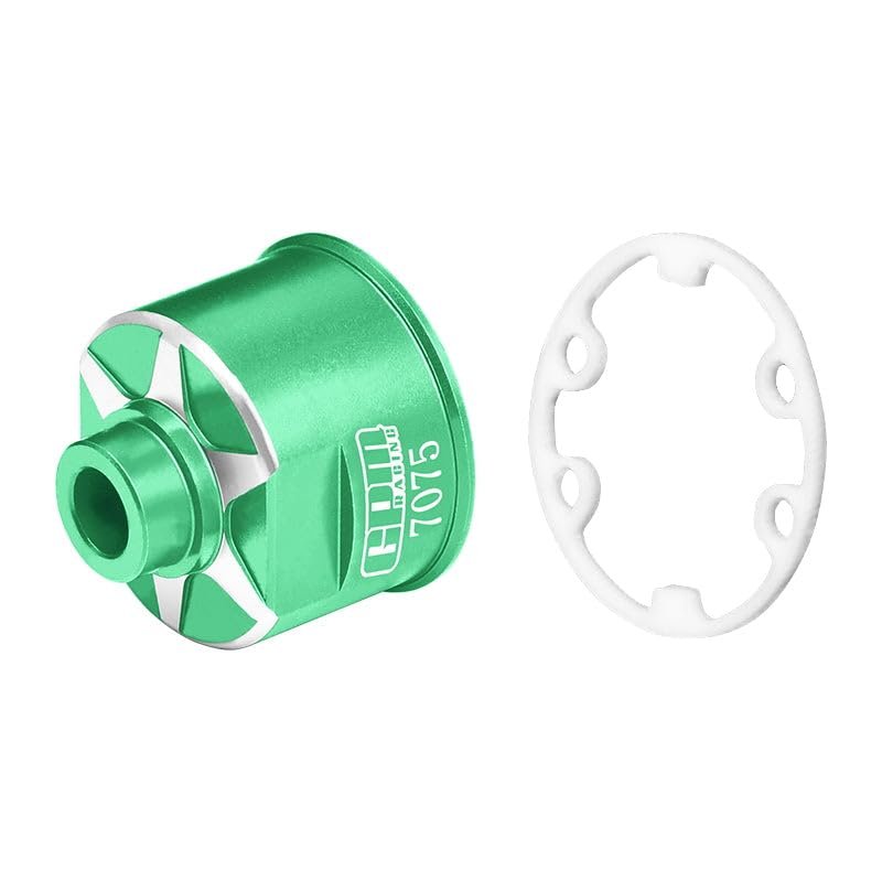 Aluminium 7075-T6 Front Or Rear Diff Case for Traxxas 1:10 E-Revo Brushless/Slash 4X4 / Ford GT 4-TEC 2.0 / RUSTLER 4X4 VXL/Stampede VXL/HOSS / 4-TEC 3.0/1:7 XO-01 Upgrades - Green