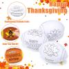 12 Pcs Thanksgiving Stress Footballs Crafts for Kids 5 Inch Color Your Own Footballs DIY Craft Thanksgiving Fall Coloring Stress Ball Harvest Party Craft Gifts for Kid Home Classroom Activities Supply view 3