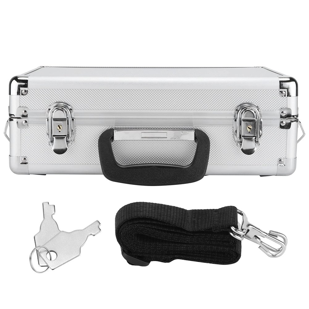 Grcfumo 1 Pc Remote Controller Box, Airplane Transmitter Case, 2.4G Universal Model Airplane Remote Controller Aluminum Case Box for JR FUTABA Flysky