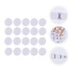 Gadpiparty 100pcs Rattle Inserts White Round Toy Accessory for Bells Lightweight and Durable Noisemakers for Stuffed Plush Toys view 4