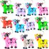 20 Packs Bulk Cow Mini Pop Keychain fidgets Bubble hoilday Summer Party Favors Classroom Students Teacher Prizes view 1