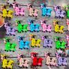 20 Packs Bulk Cow Mini Pop Keychain fidgets Bubble hoilday Summer Party Favors Classroom Students Teacher Prizes view 2